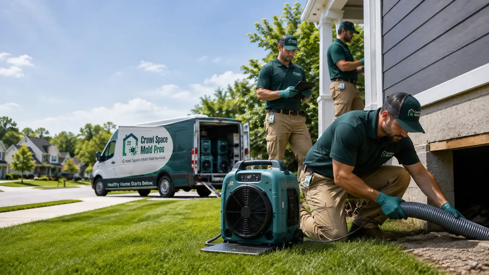 Crawl Space Mold Removal in Wellsburg, IA